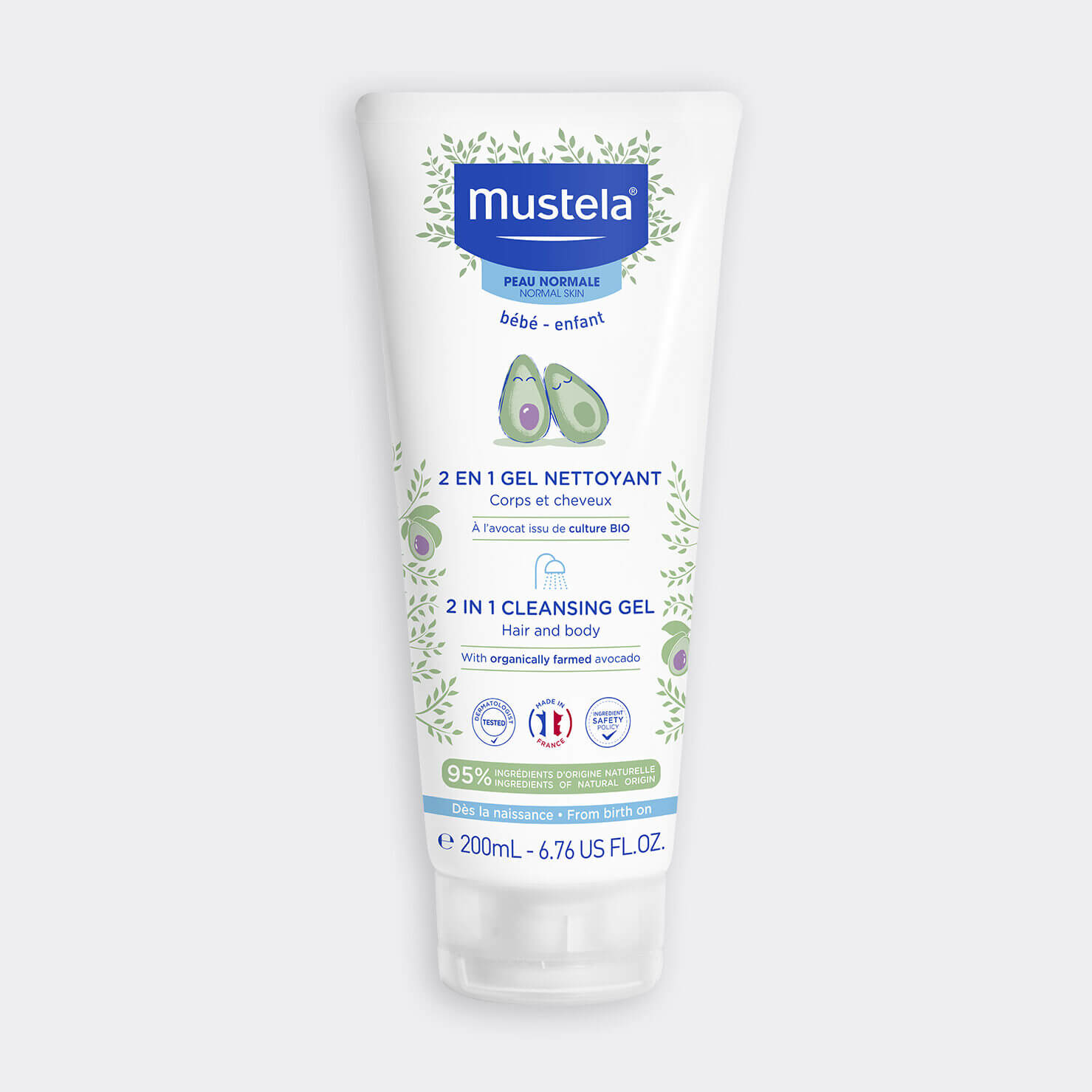 MUSTELA 2U1 Šampon za pranje kose i tijela 200ml za normalnu kožu