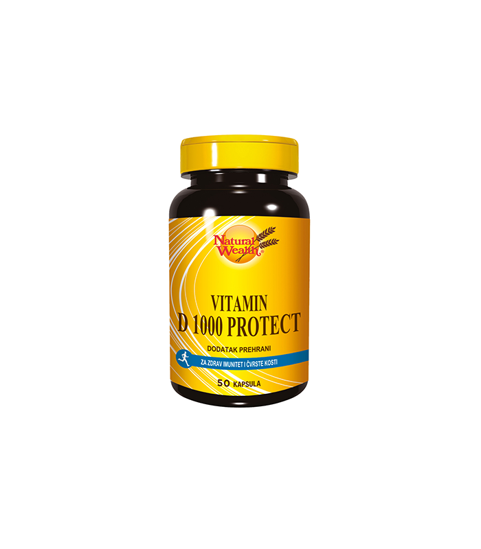 Natural Wealth Vitamin D 1000 Protect 50 kapsula