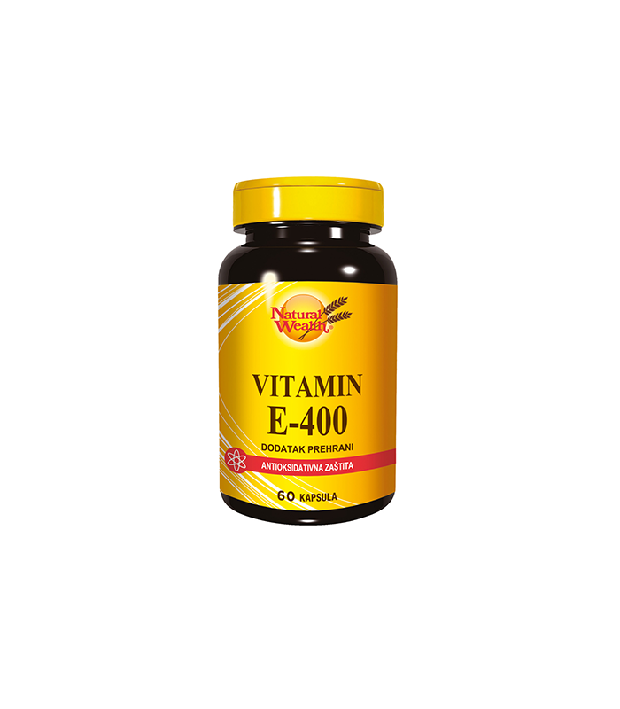 Natural Wealth Vitamin E-400 60 kapsula