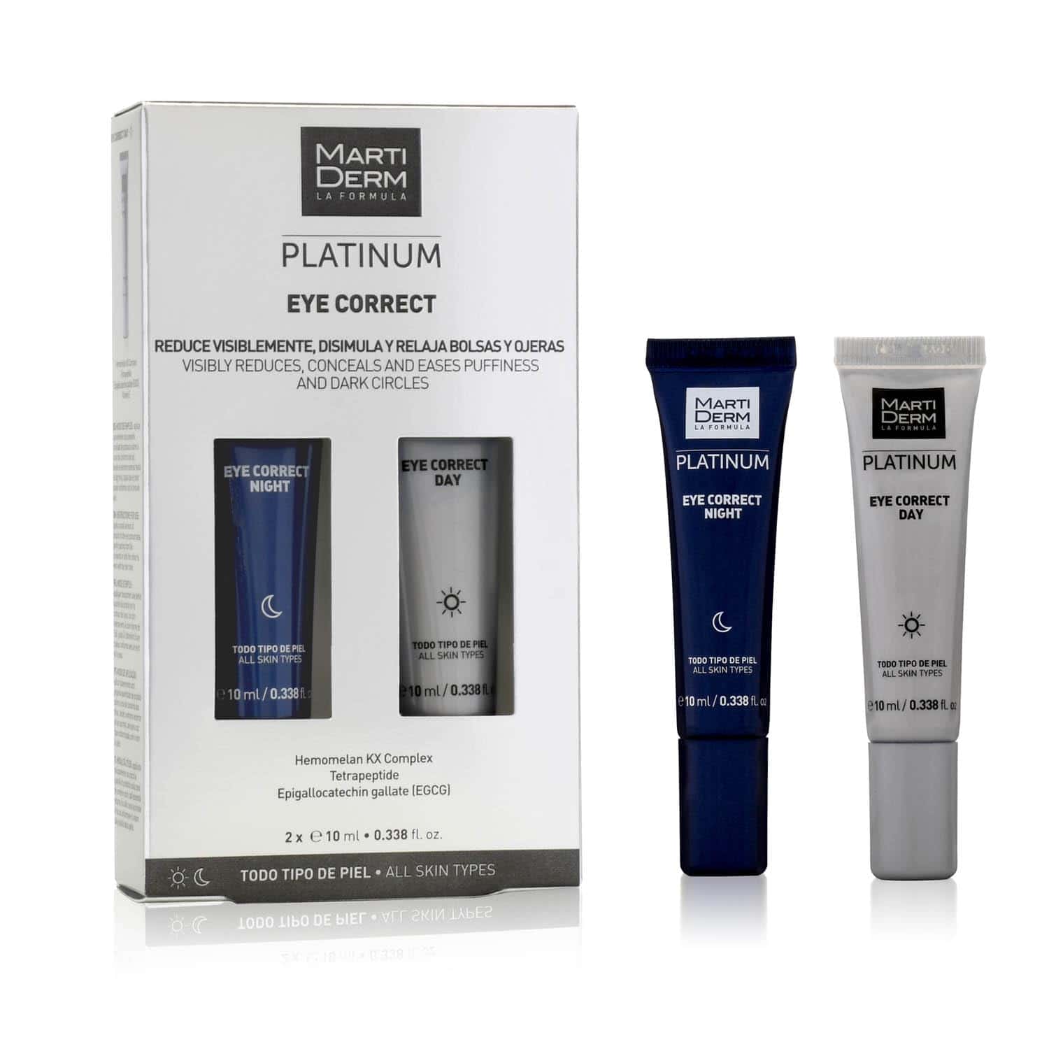 MartiDerm Platinum Eye Correct day/night 2x10ml